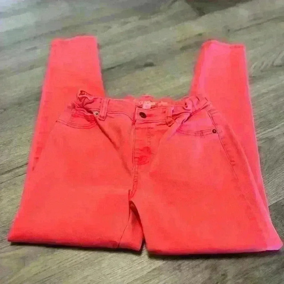 Neon coral Cat & Jack jeggings - Picture 4 of 5